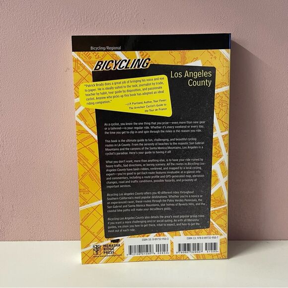 Bicycling: A Guide to Great Road Bike Rides in L.A. Patrick Brady Paperback GUC - Picture 2 of 9